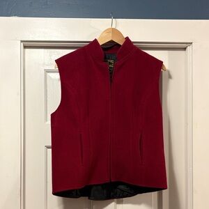 Wyoming Traders Red Wool Vest